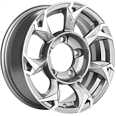 Диски Khomen KHW 1505 5.5x15 5*139.7 ET5 DIA98.5 F-Silver-FP Литой купить с бесплатной доставкой в пункты выдачи в Петербурге